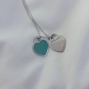 Heart Pendant
in Silver, Tiffany Blue